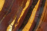 Polished Desert Sunset Banded Iron Slab #353838-1